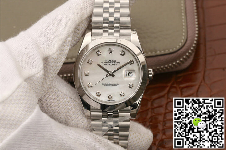Replica Rolex Datejust M126300 1:1 Best Edition White Fritillary Dial - DEEPREPS