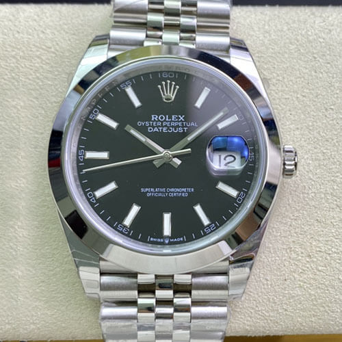 Replica Rolex Datejust M126300-0012 1:1 Best Edition EW Factory Black Dial - DEEPREPS