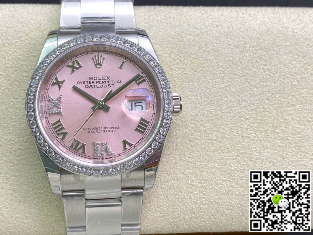 Replica Rolex Datejust M126284RBR-0024 1:1 Best Edition Pink Dial - DEEPREPS