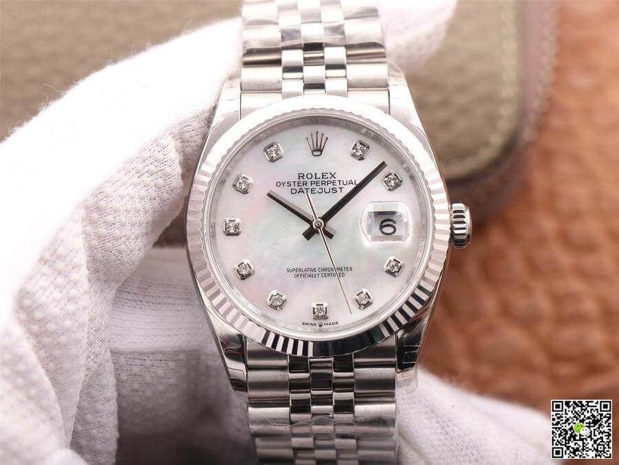 Replica Rolex Datejust M126234-0019 1:1 Best Edition Mother-Of-Pearl Dial - DEEPREPS