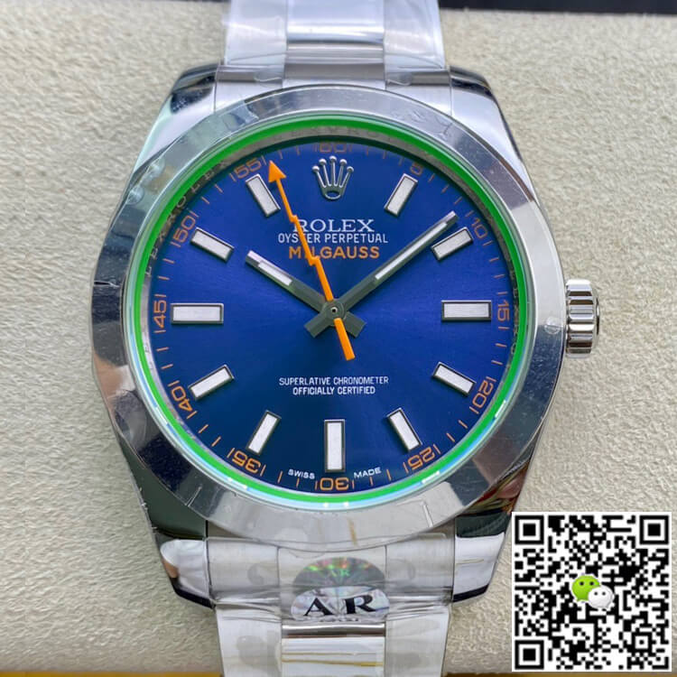 Replica Rolex Milgauss 116400GV 1:1 Best Edition Swiss ETA3131 - DEEPREPS