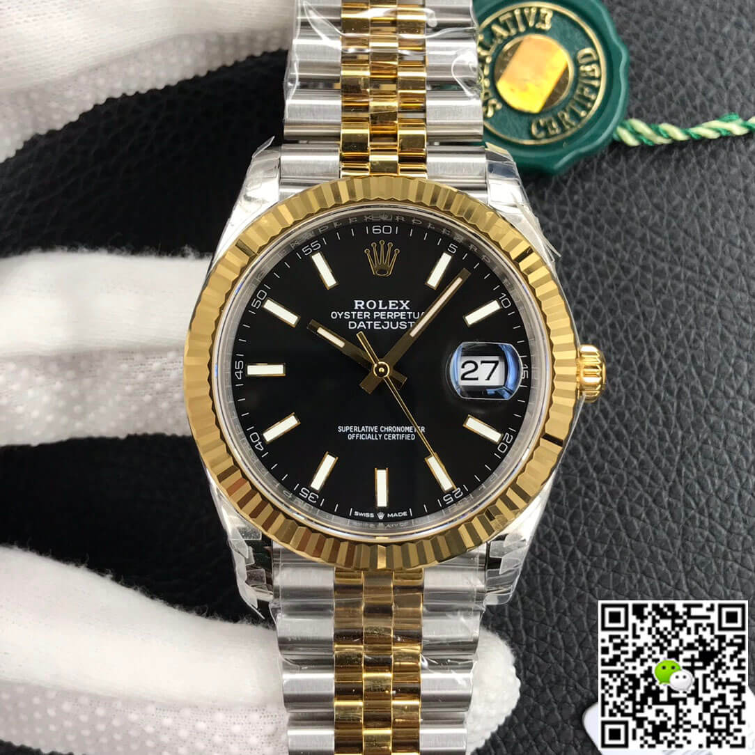 Replica Rolex Datejust M126333-0014 1:1 Best Edition Black Dial - DEEPREPS
