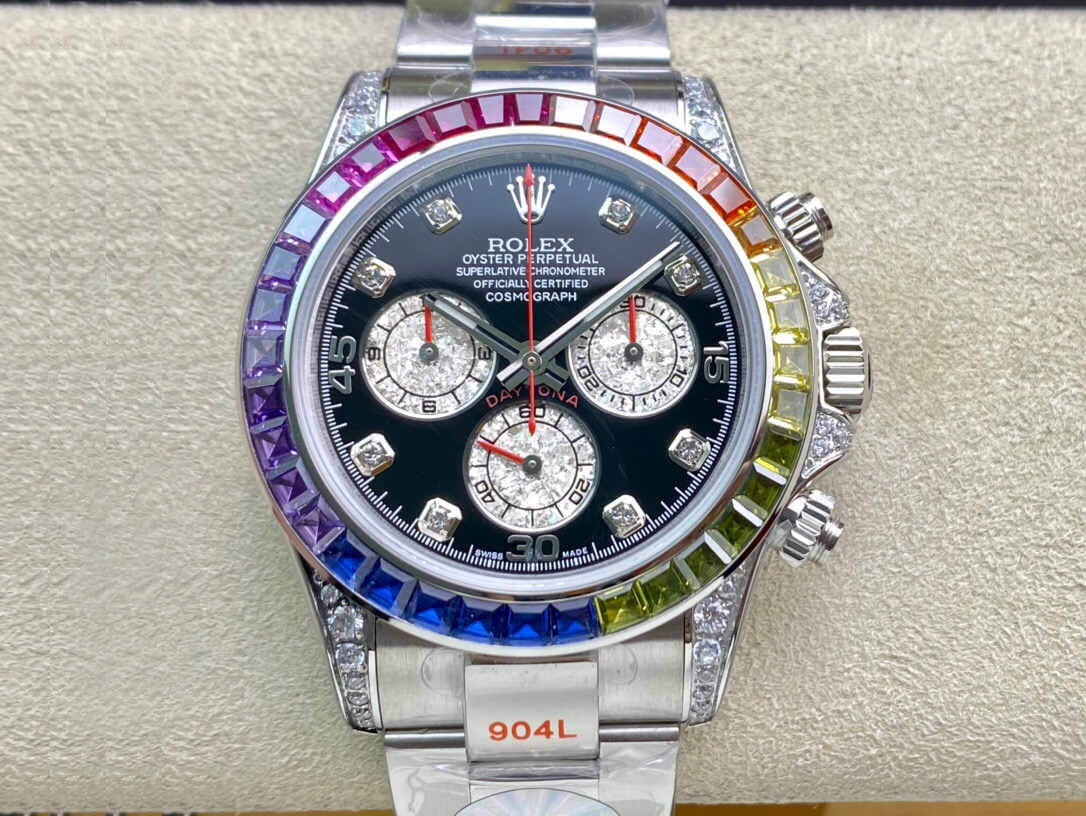 Replica Rolex Daytona Cosmograph 116599 RBOW 1:1 Best Edition Black Dial - DEEPREPS