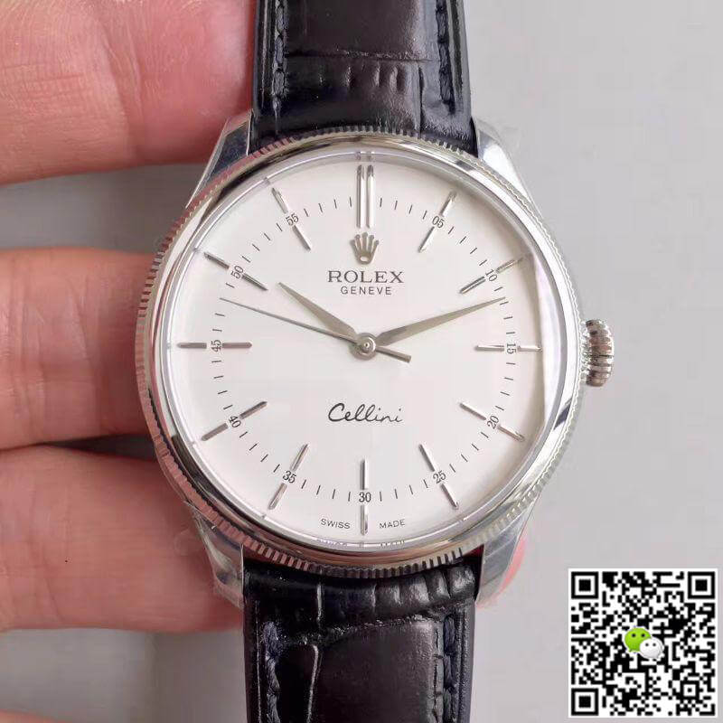 Replica Rolex Cellini 50509 1:1 Best Edition White Dial - DEEPREPS