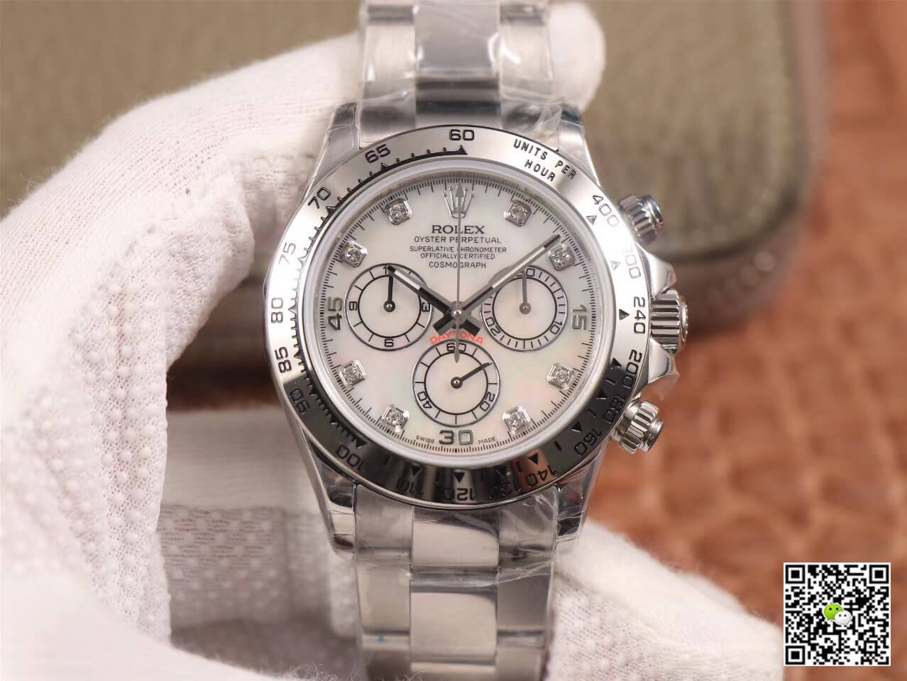 Replica Rolex Daytona Cosmograph 116520-78590 1:1 Best Edition Diamond Dial - DEEPREPS