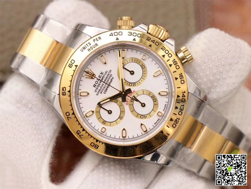 Rolex Daytona Replica Cosmograph M116503-0001 1:1 Best Edition White Dial Swiss ETA4130 - DEEPREPS