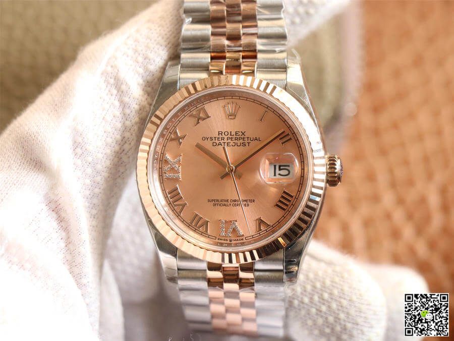 Replica Rolex Datejust M126231-0027 1:1 Best Edition Rose Gold - DEEPREPS