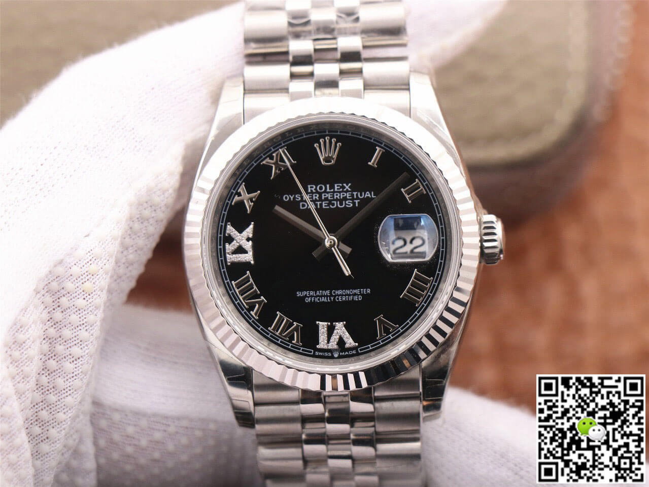 Replica Rolex Datejust M126233 36MM 1:1 Best Edition Black Dial - DEEPREPS