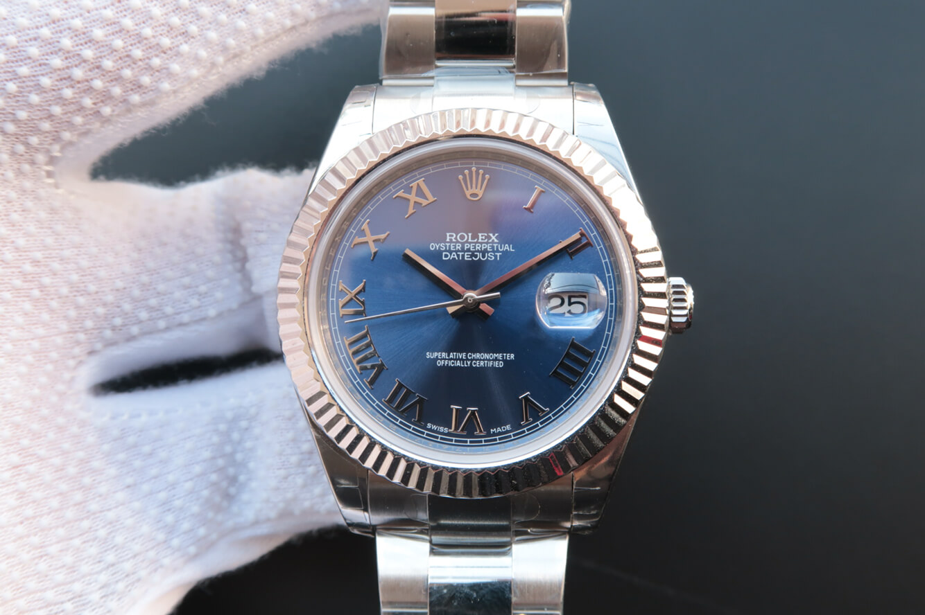 Replica Rolex Datejust 116334 41MM 1:1 Best Edition Blue Dial - DEEPREPS