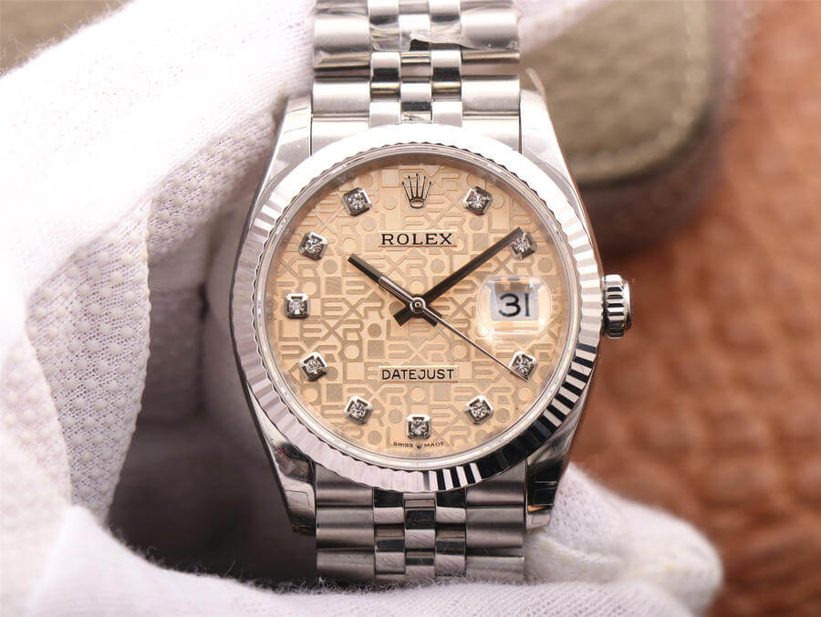 Replica Rolex Datejust M126234-0023 1:1 Best Edition Diamond Dial - DEEPREPS