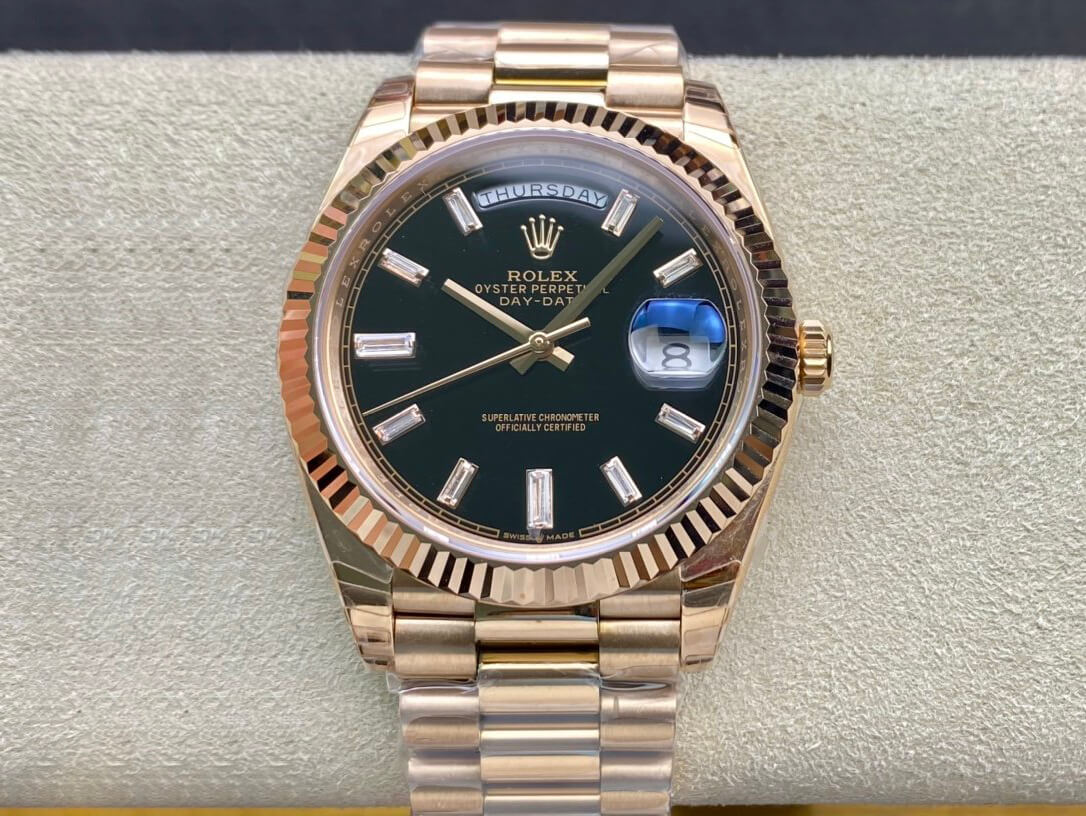 Replica Rolex Day Date 228238a 1:1 Best Edition V2 Black Dial - DEEPREPS