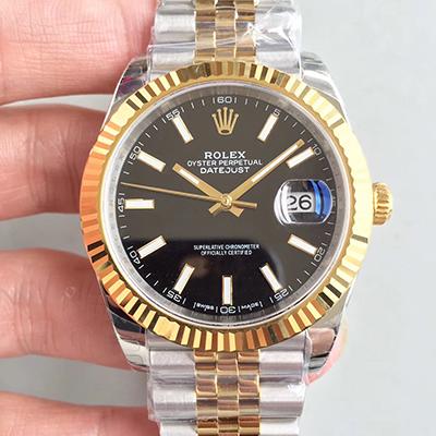 Rolex Dupe Datejust II 41mm 126333 Men Watches 1:1 Best Edition Swiss ETA3255 Black Dial - DEEPREPS
