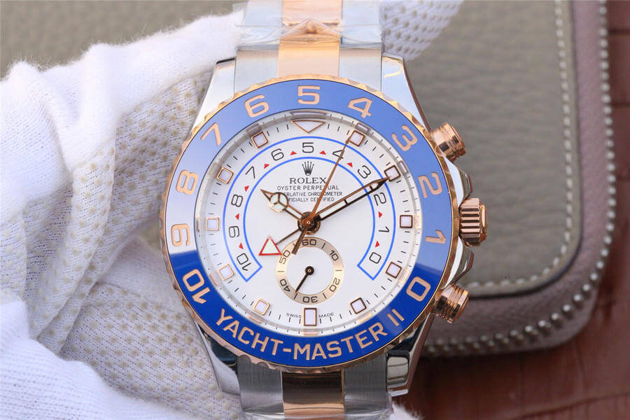 Replica Rolex Yacht-Master M116681-0002 1:1 Best Edition Rose Gold - DEEPREPS