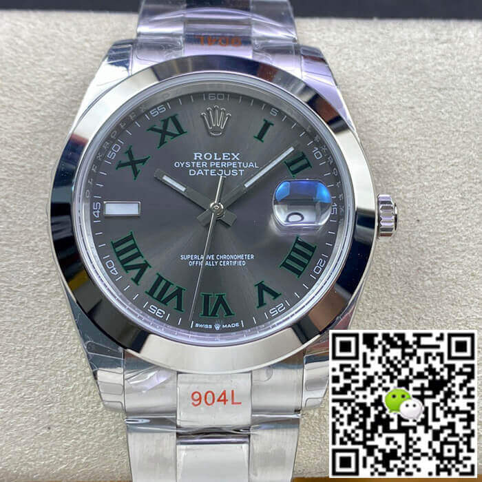Replica Rolex Datejust M126300-0013 41MM 1:1 Best Edition Dark Grey Dial - DEEPREPS