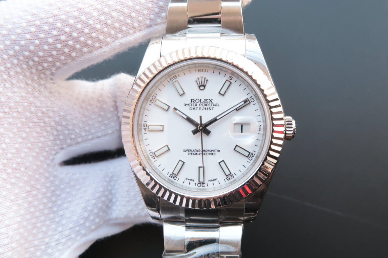 Replica Rolex Datejust M126334-0009 1:1 Best Edition White Dial - DEEPREPS