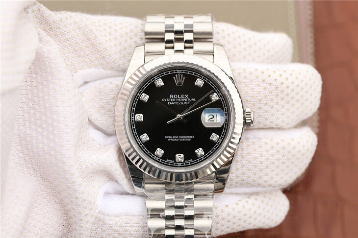 Replica Rolex Datejust M126334-0012 1:1 Best Edition Black Dial - DEEPREPS