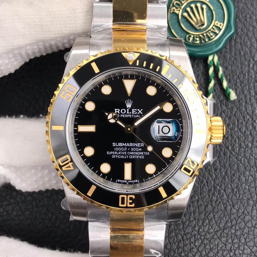 Replica Rolex Submariner 116613-LN-97203 40MM 1:1 Best Edition  Black Dial - DEEPREPS