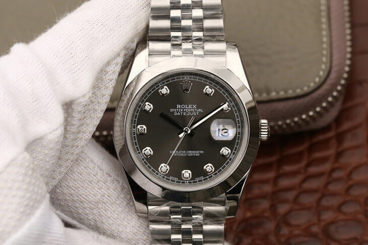 Replica Rolex Datejust M126300 1:1 Best Edition Grey Dial - DEEPREPS