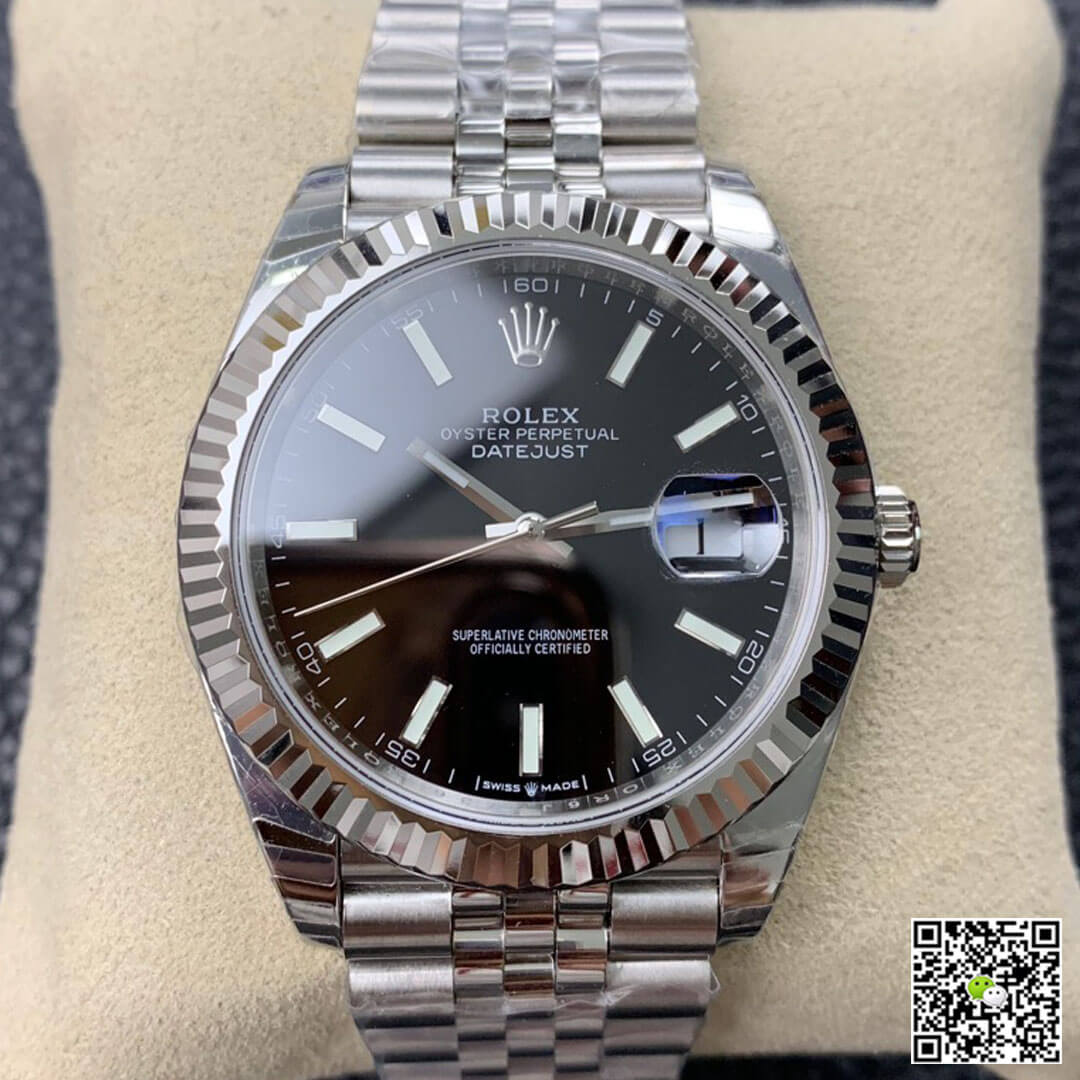 Replica Rolex Datejust M126334-0018 1:1 Best Edition Black Dial - DEEPREPS