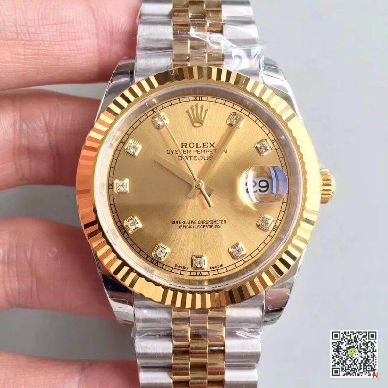 Replica Rolex Datejust II M126333-0012 1:1 Best Edition Swiss ETA3255 Stainless Steel 410L and 18K Yellow Gold Bracelet - DEEPREPS