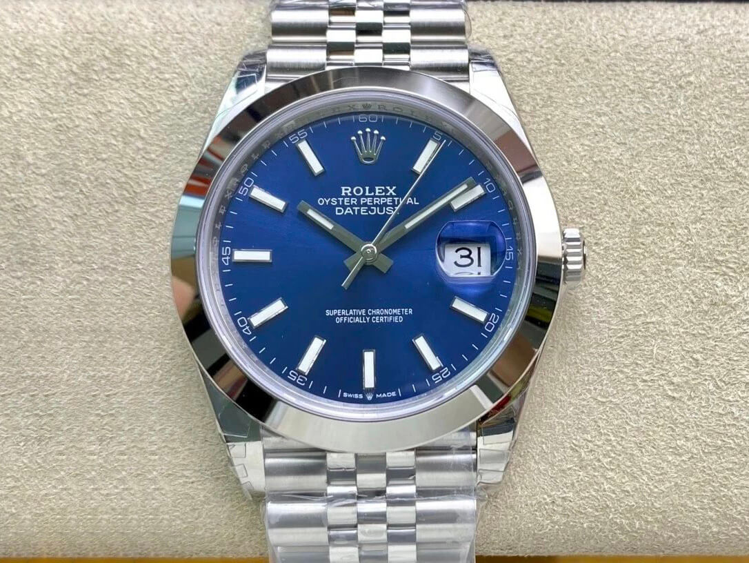 Replica Rolex Datejust M126300-0002 41MM 1:1 Best Edition Blue Dial - DEEPREPS