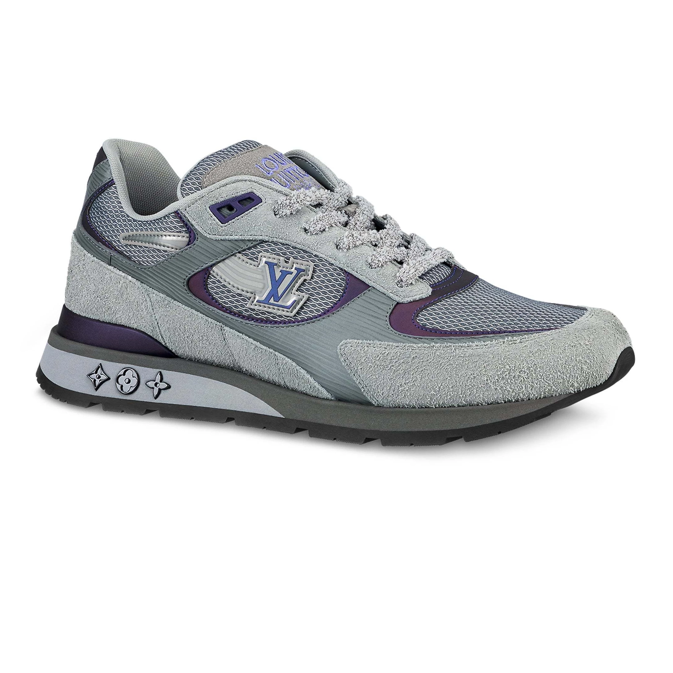 LOUIS VUITTON RUN AWAY SNEAKERS IN GREY AND PURPLE – LSVT358 - DEEPREPS