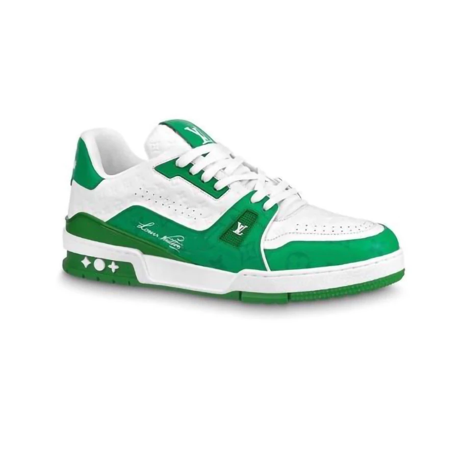 LOUIS VUITTON TRAINE SNEAKERS IN GREEN – LSVT380 - DEEPREPS