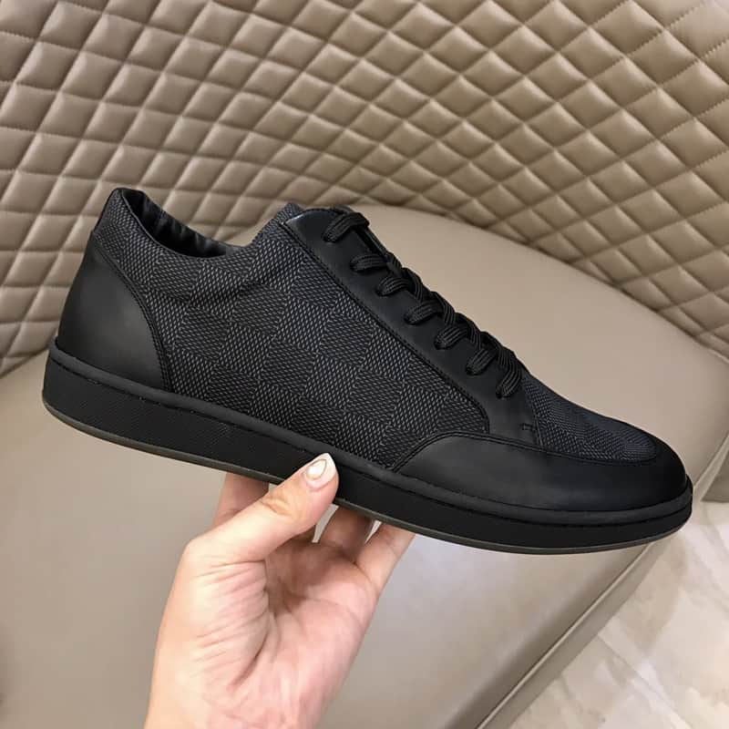LOUIS VUITTON OFFSHORE SNEAKER  BLACK    LV46 - DEEPREPS