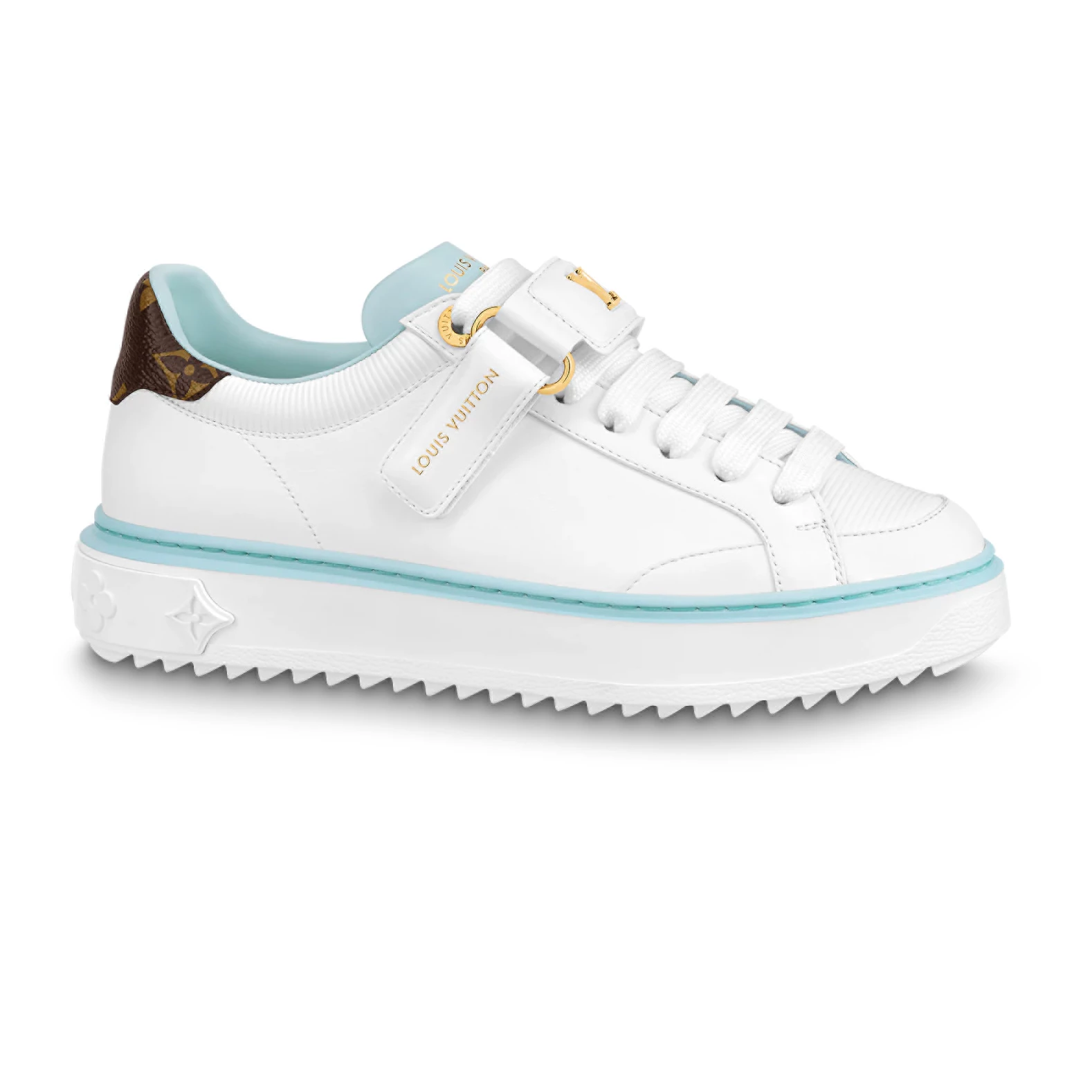 LOUIS VUITTON TIME OUT SNEAKER IN WHITE AND BLUE – LSVT365 - DEEPREPS