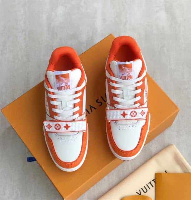 LOUIS VUITTON TRAINER SNEAKER ORANGE   LSVT325 - DEEPREPS