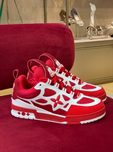LOUIS VUITTON SKATE SNEAKERS IN RED – LSVT390 - DEEPREPS