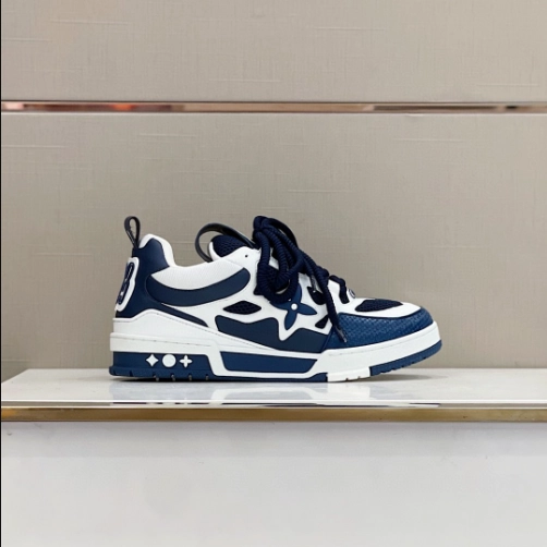 LOUIS VUITTON SKATE SNEAKERS IN NAVY BLUE – LSVT391 - DEEPREPS
