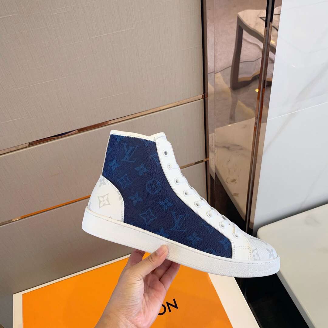 LOUIS VUITTON MONOGRAM HIGH TOP SNEAKER LV054 - DEEPREPS