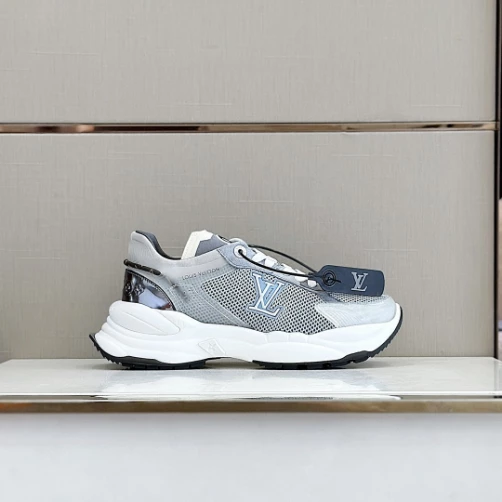 LOUIS VUITTON RUN 55 SNEAKERS IN GREY – LSVT357 - DEEPREPS