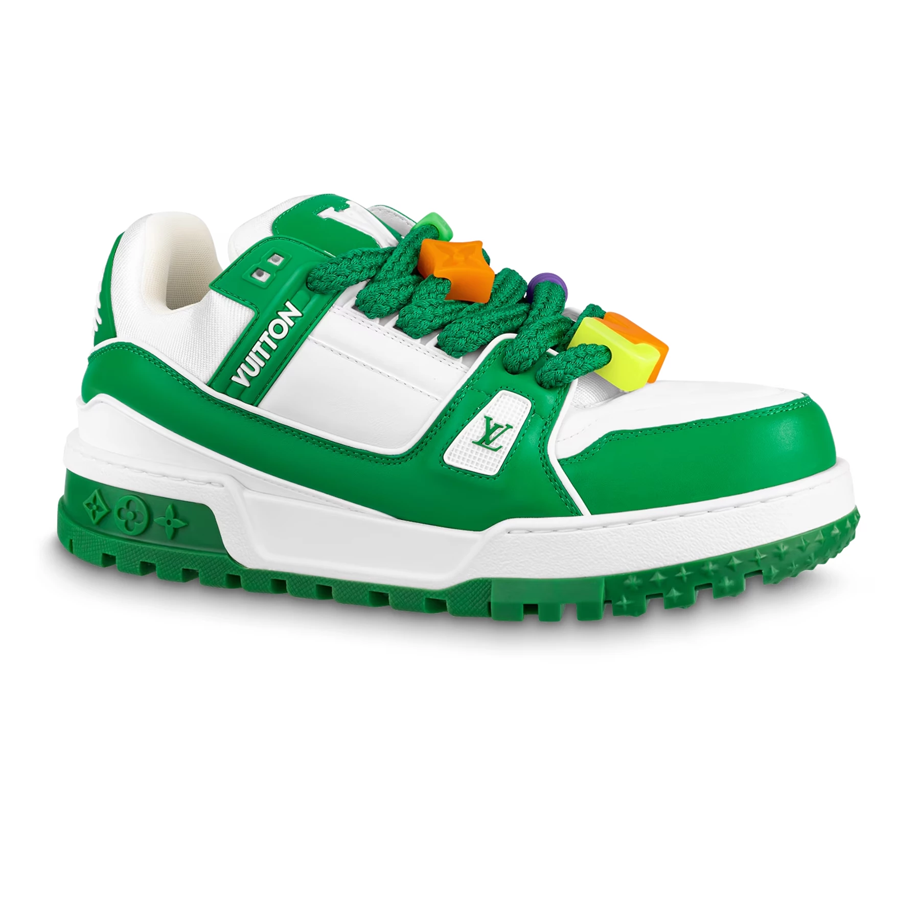 LOUIS VUITTON LV TRAINER MAXI SNEAKERS IN GREEN – LSVT333 - DEEPREPS