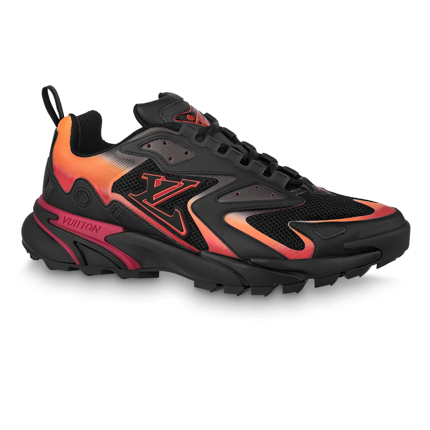 LOUIS VUITTON RUNNER TATIC SNEAKERS IN BLACK AND ORANGE – LSVT347 - DEEPREPS