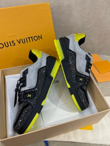 LOUIS VUITTON TRAINER SNEAKERS IN BLACK – LSVT394 - DEEPREPS