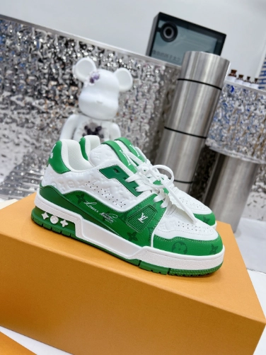 LOUIS VUITTON TRAINE SNEAKERS IN GREEN – LSVT380 - DEEPREPS
