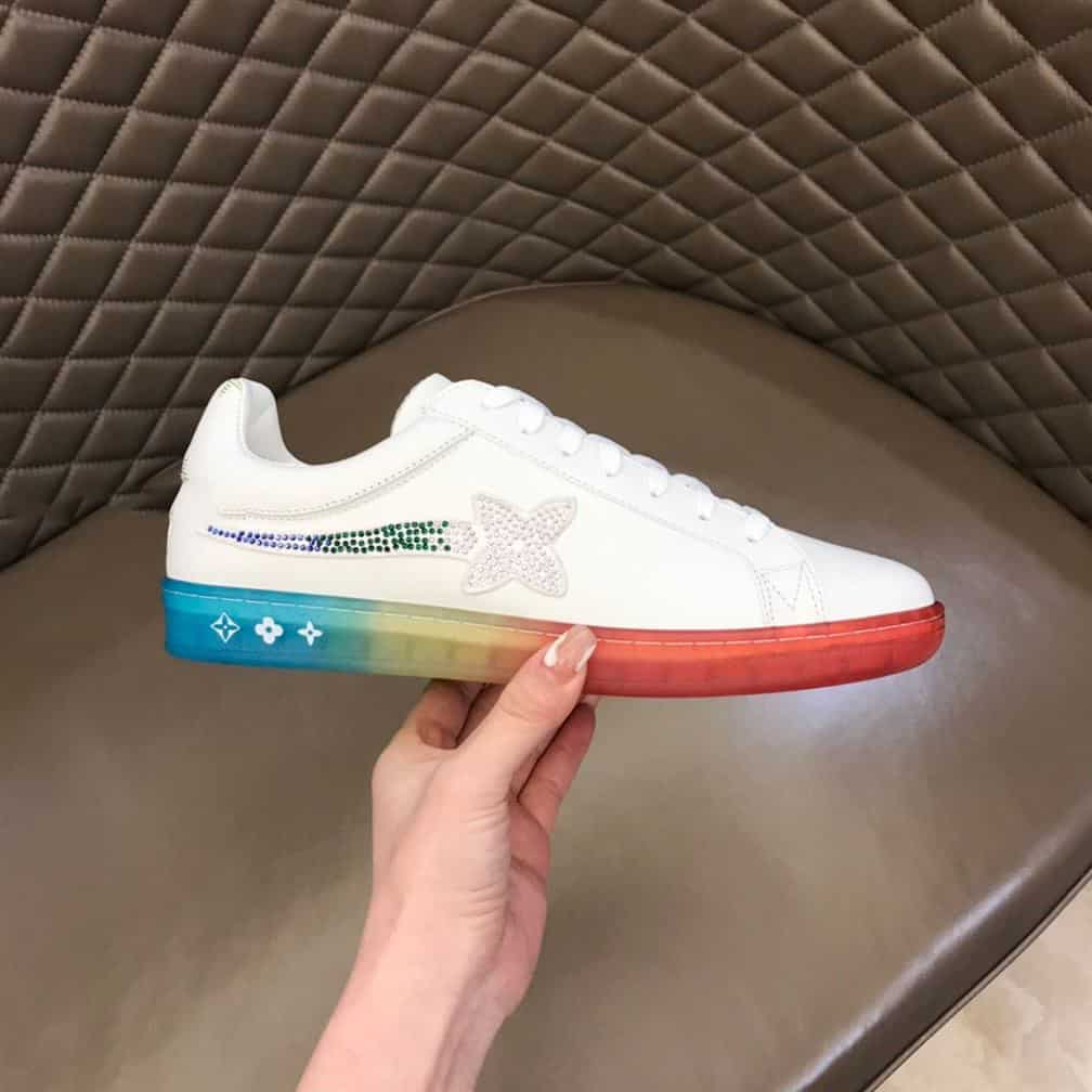 Louis Vuitton Luxembourg Samothrace Trainers In White   LSVT275 - DEEPREPS