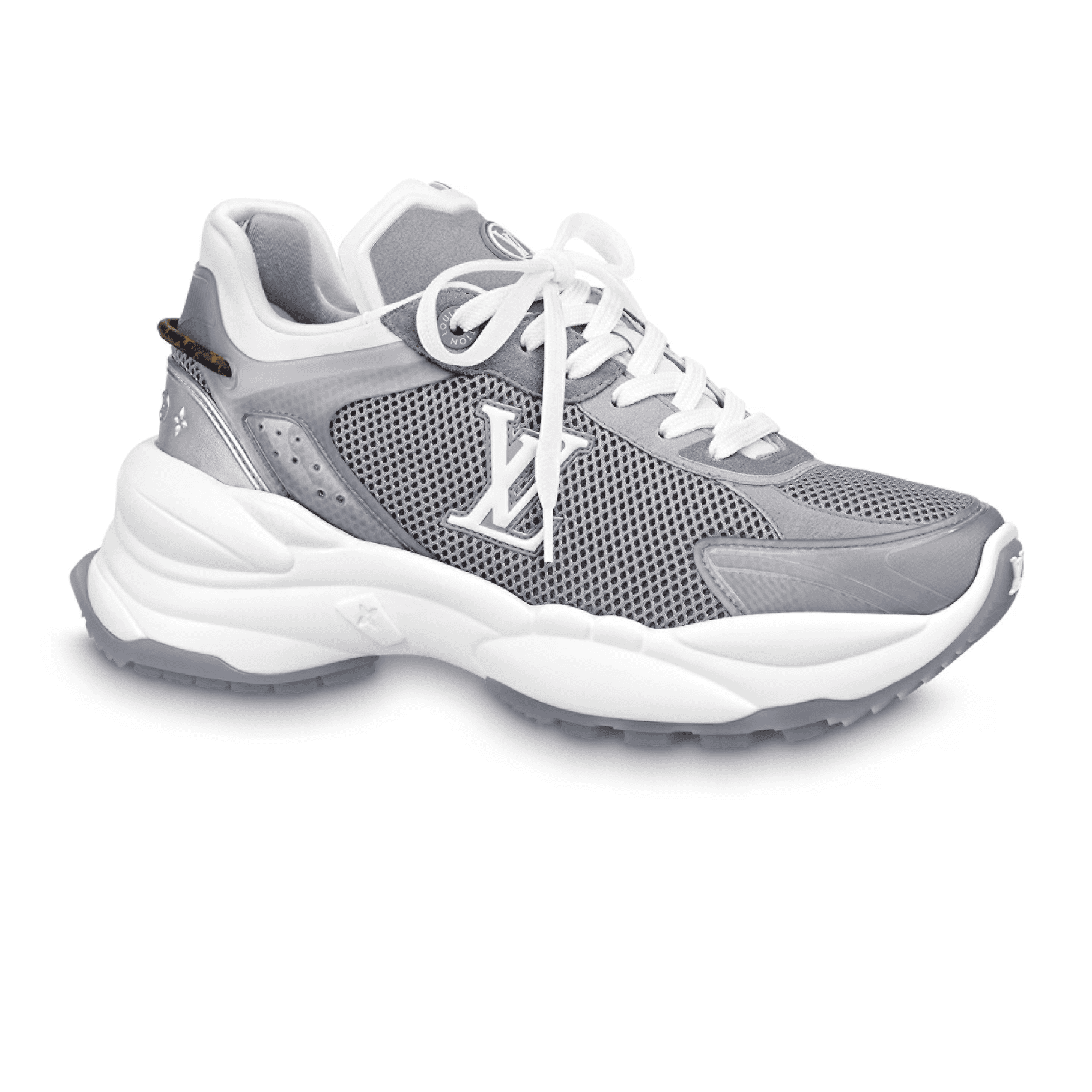 LOUIS VUITTON RUN 55 SNEAKERS IN GREY – LSVT357 - DEEPREPS