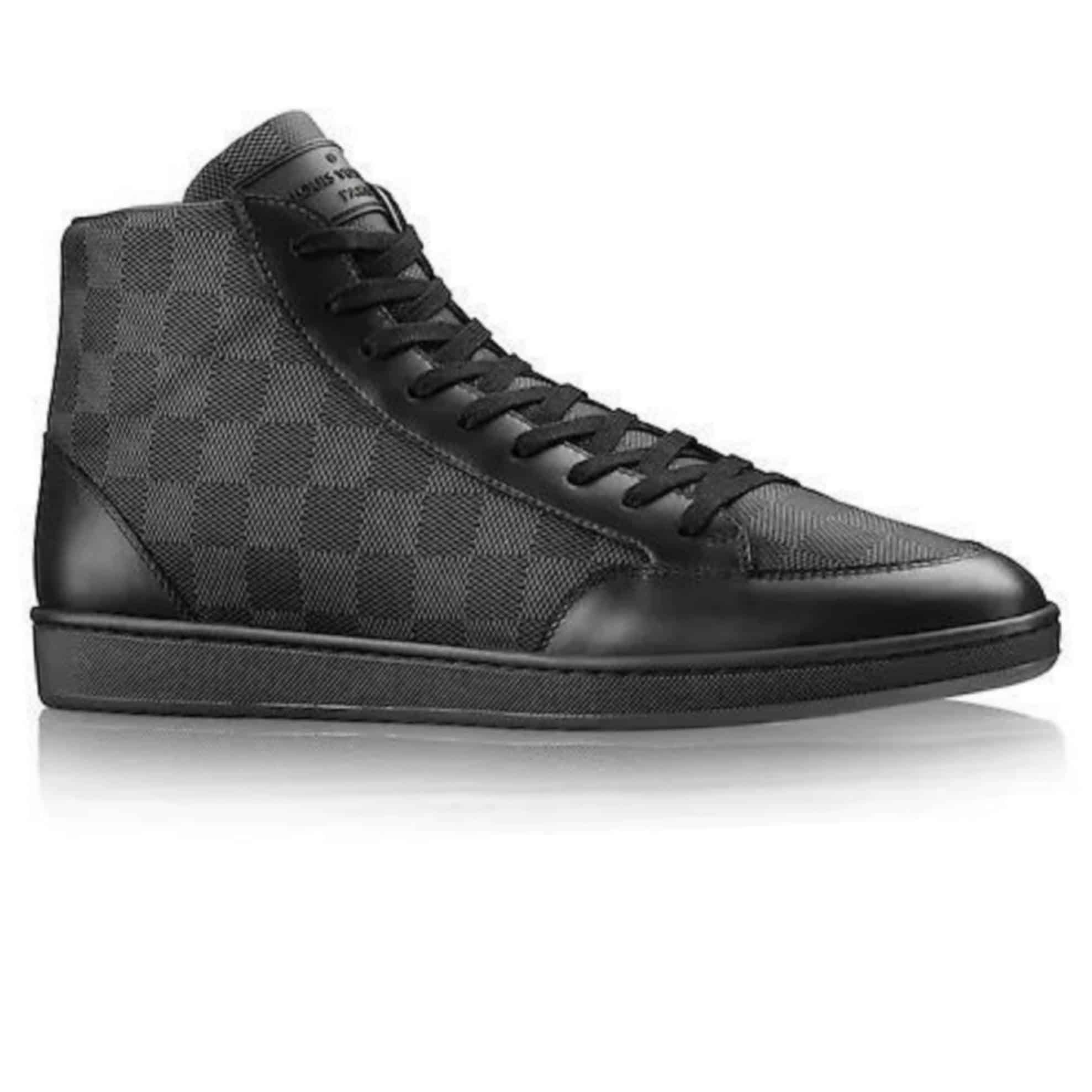 LOUIS VUITTON OFFSHORE HIGH TOP SNEAKER  BLACK    LV47 - DEEPREPS