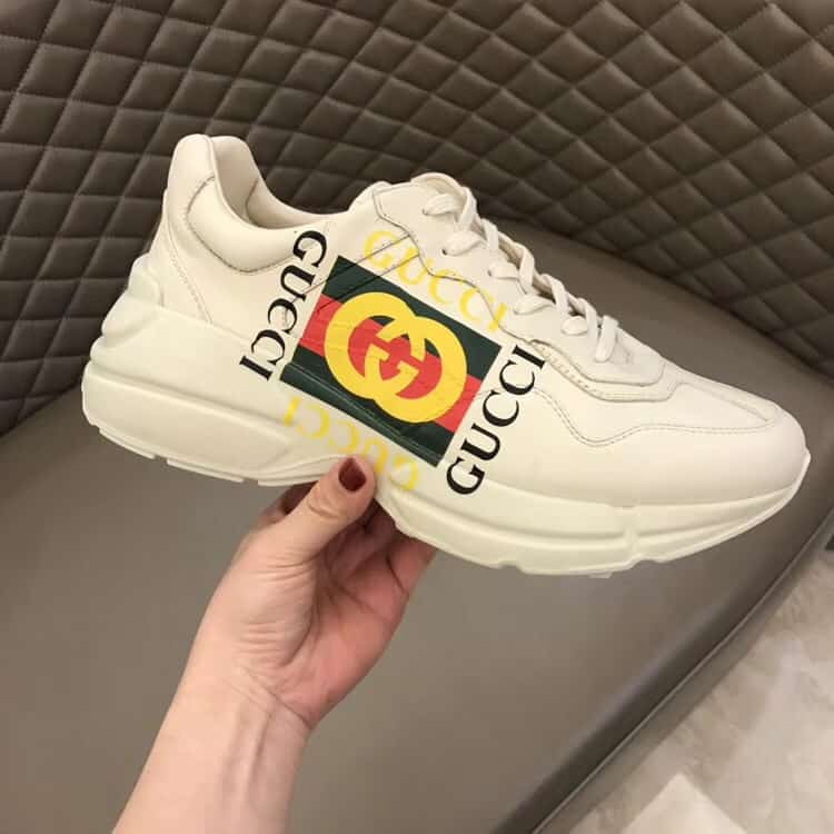 GUCCI RHYTON LEATHER SNEAKER   GC56 - DEEPREPS
