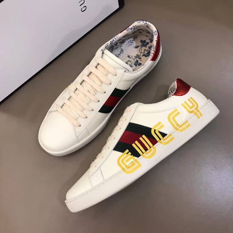GUCCI ACE SNEAKER WITH GUCCY PRINT   GC22 - DEEPREPS