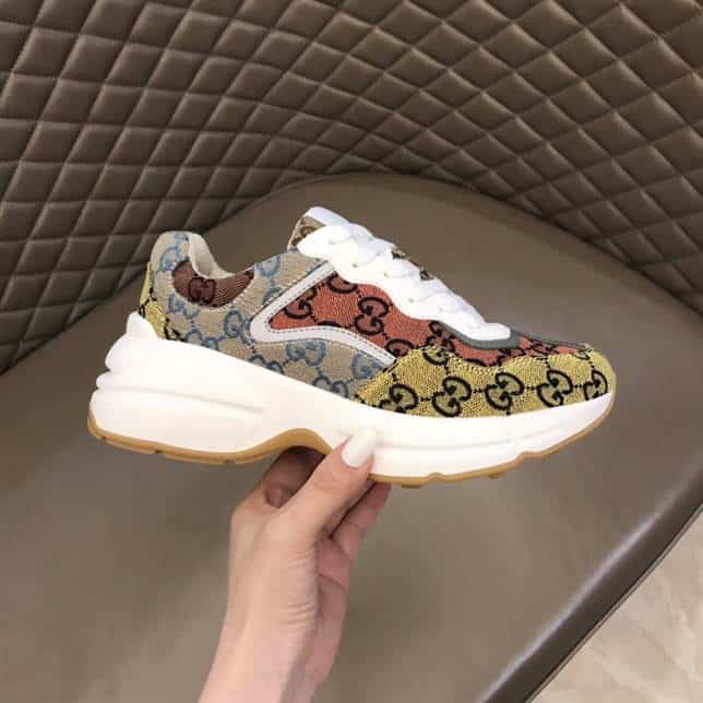 Men s Rhyton GG Multicolor sneaker   GC90 - DEEPREPS
