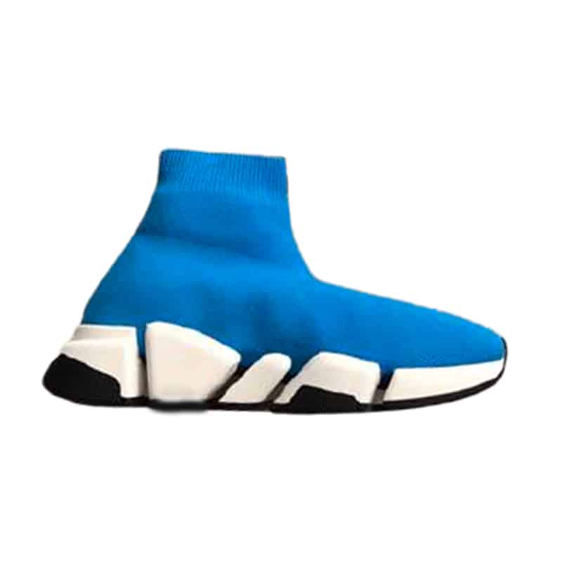 BALENCIAGA SPEED 2.0 SNEAKER IN BLUE   BB147 - DEEPREPS