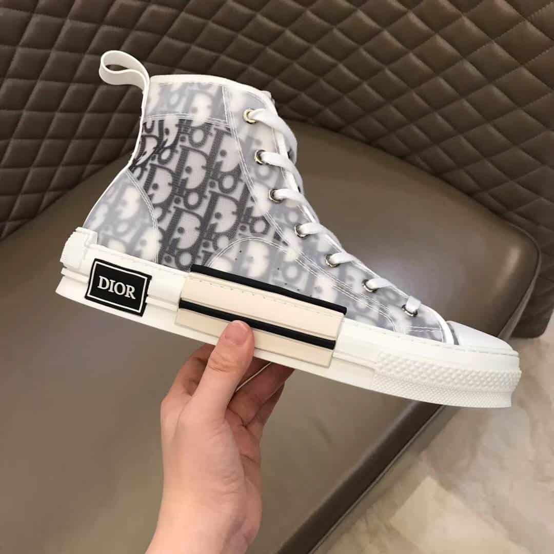 DIOR  B23  HIGH-TOP DIOR OBLIQUE SNEAKER   CD14 - DEEPREPS