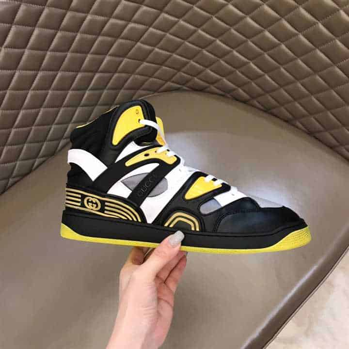 GUCCI BASKET SNEAKERS BLACK DEMETRA    GC064 - DEEPREPS