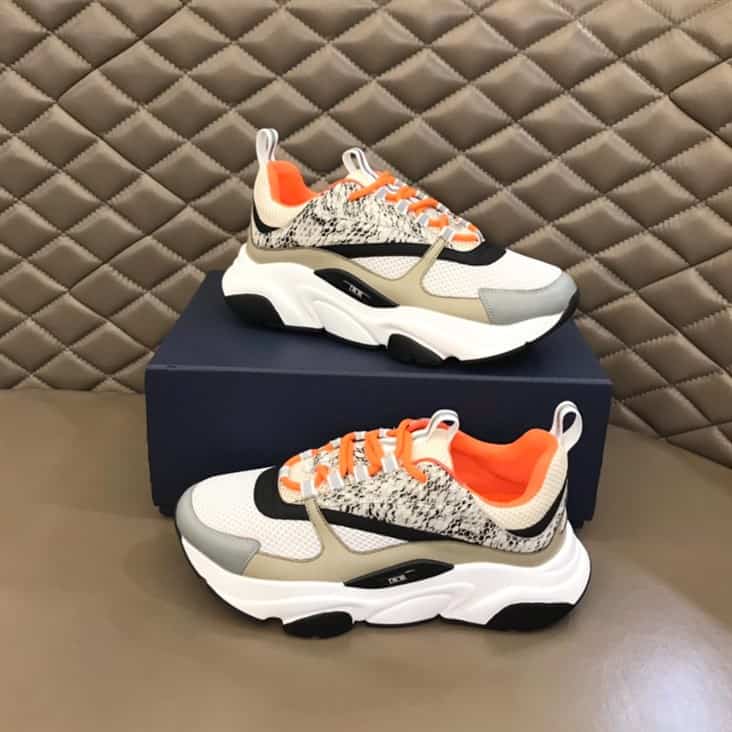 B22 SNEAKER TECHNICAL MESH WITH AND CALFSKIN   CD94 - DEEPREPS