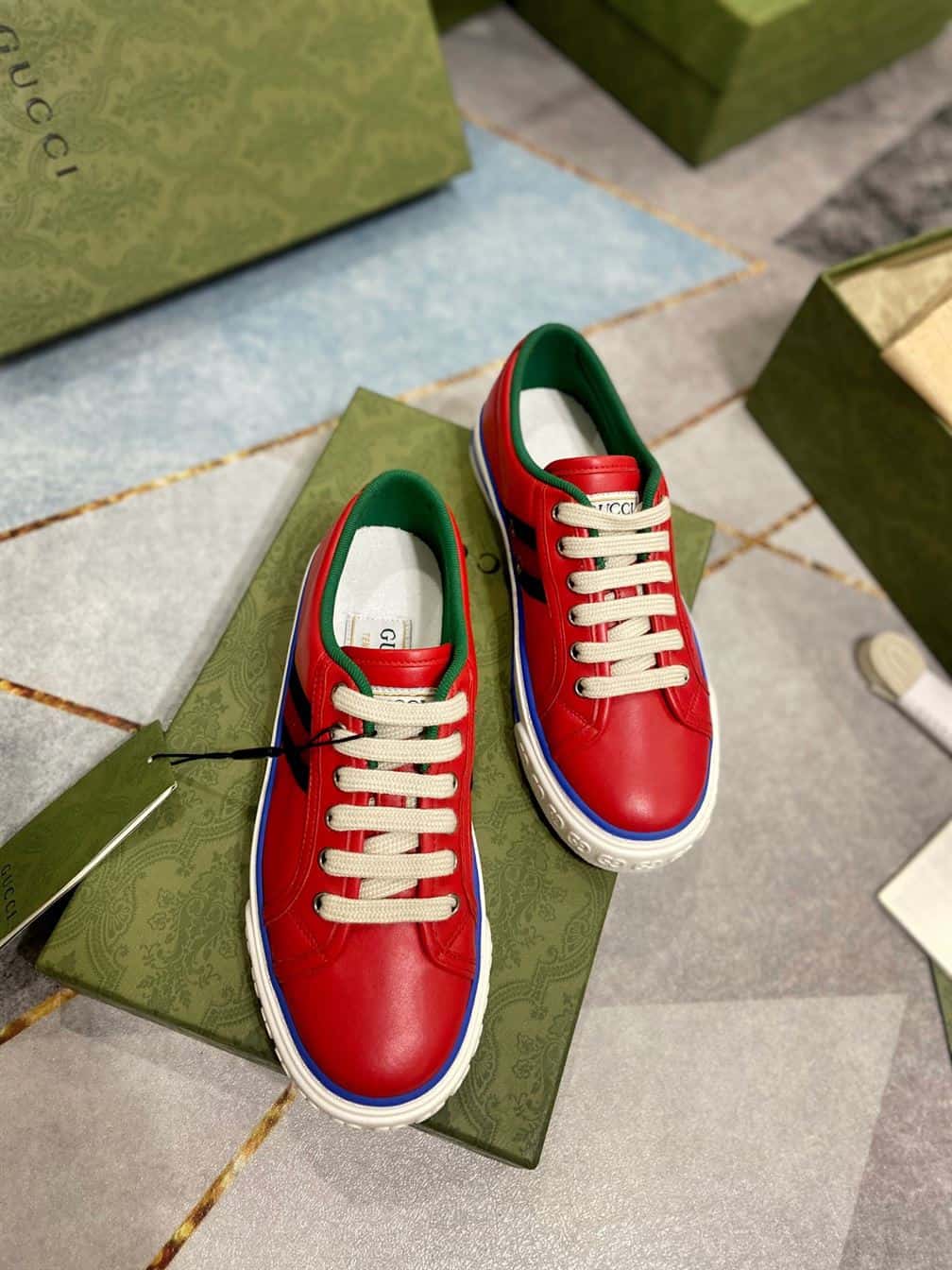 Men s Gucci Tennis 1977 sneaker   GC085 - DEEPREPS