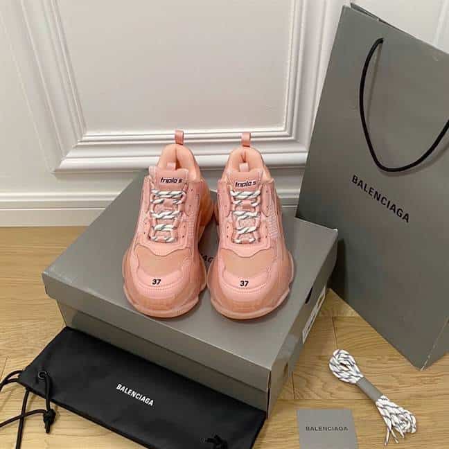 BALENCIAGA  TRIPLE S SNEAKER CLEAR SOLE   BB199 - DEEPREPS